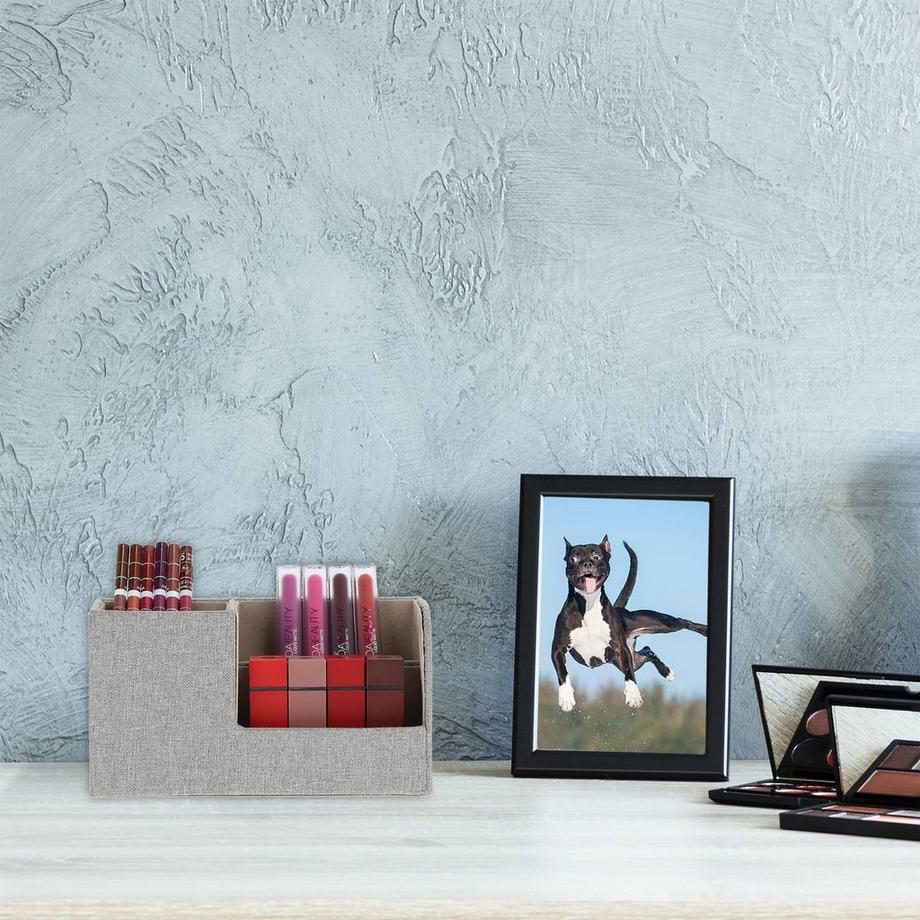 B2X Organizer da scrivania in lino  