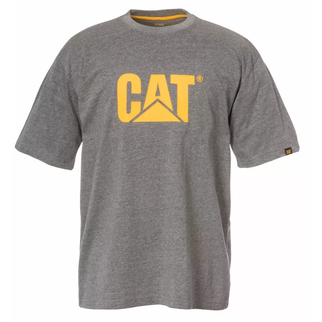 Caterpillar - TM Logo Short Sleeve T-Shirt, für Herren, Taubengrau, Größe XXL