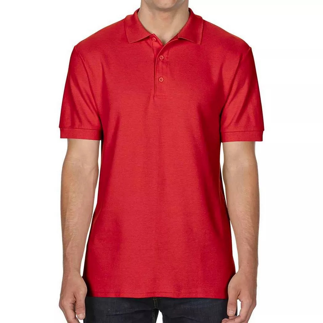 Gildan - PiquéPoloshirt, für Herren, Rot Bunt, Größe S