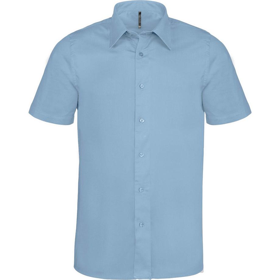 Kariban Camicia Maniche Corte Cotone Elastan Regular Fit  
