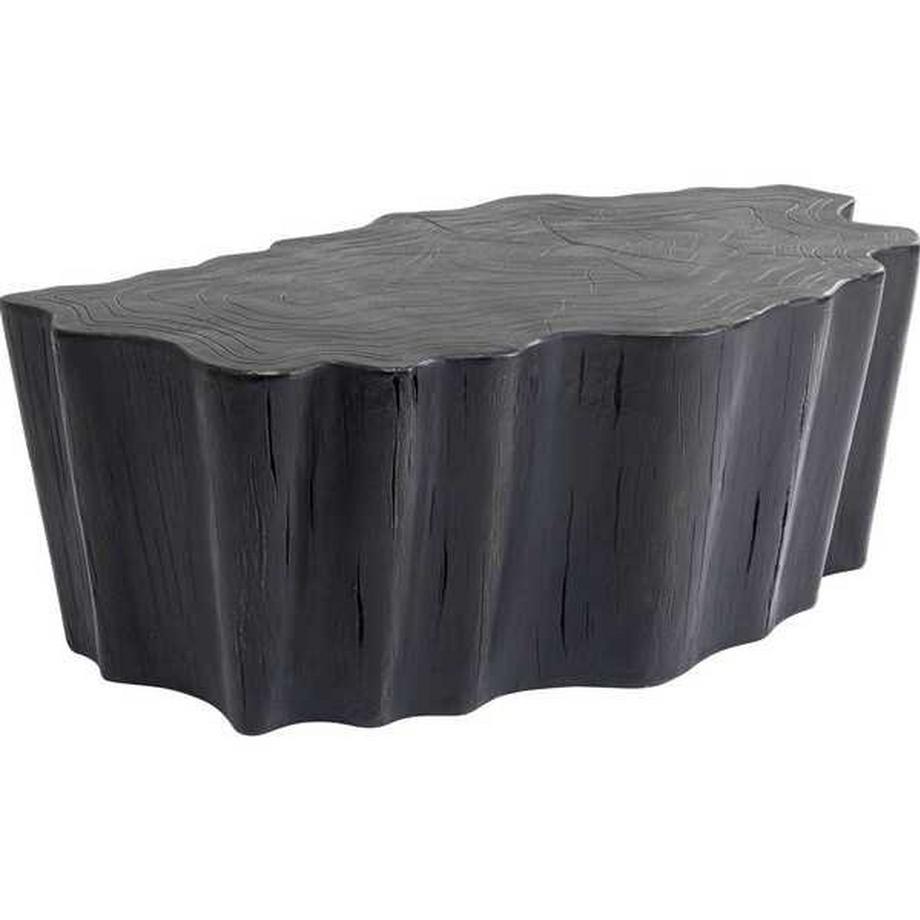 KARE Design Table basse souche d'arbre noir 119x68  