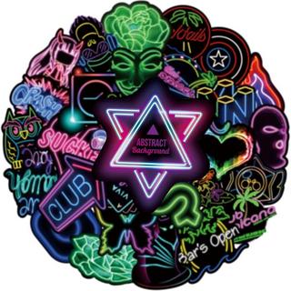 Gameloot Autocollants enseignes au néon - 50 pcs  