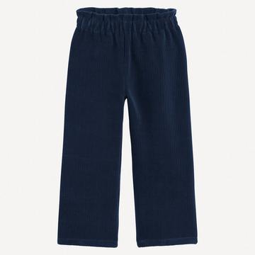 pantalon large en velours maille