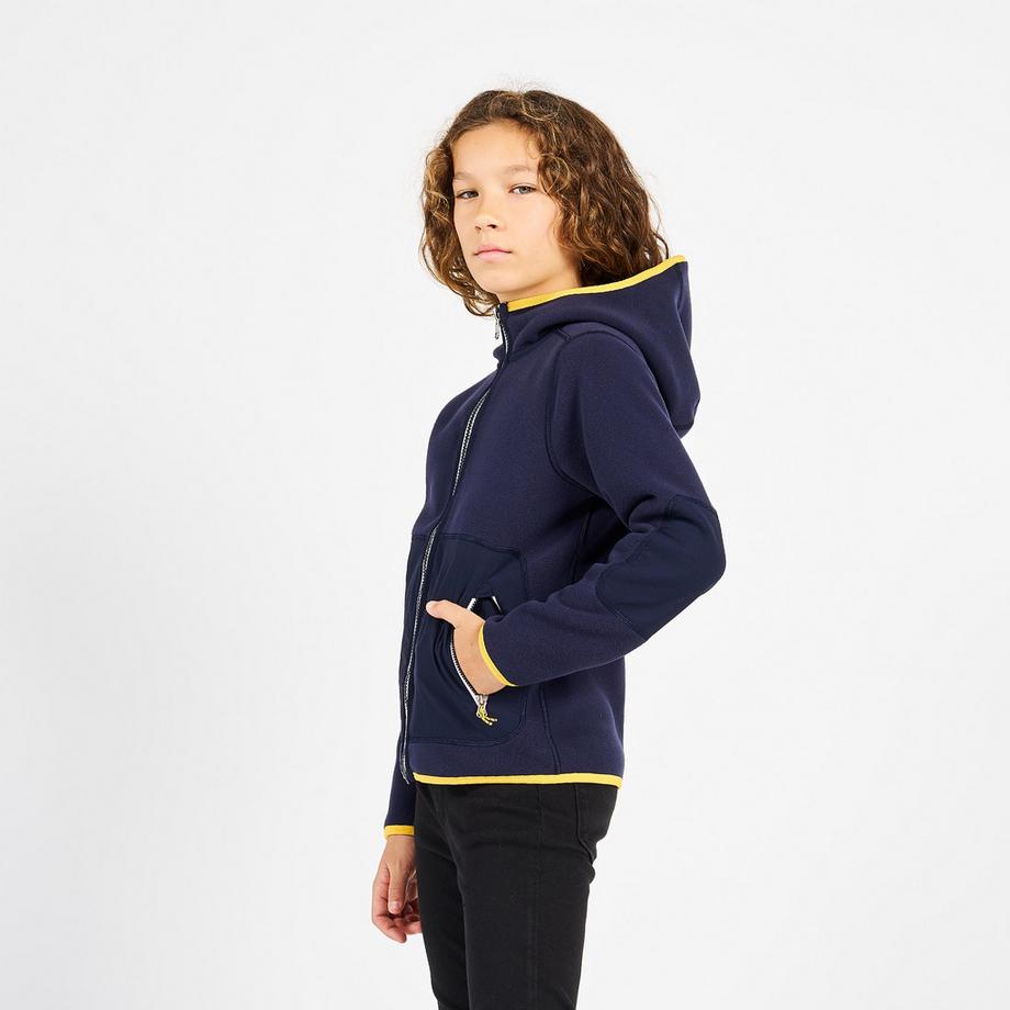 TRIBORD  Giacca in pile bambino calda reversibile vela poliestere 