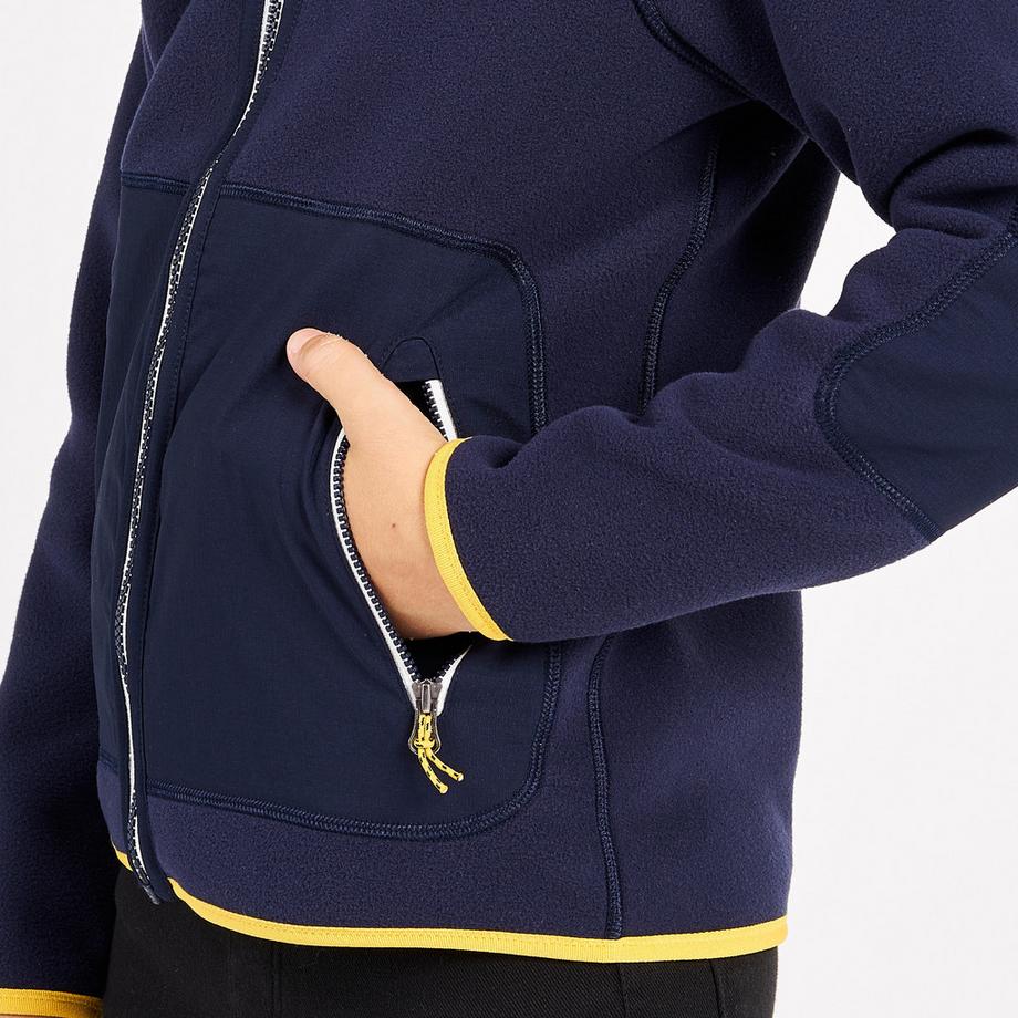 TRIBORD  Giacca in pile bambino calda reversibile vela poliestere 