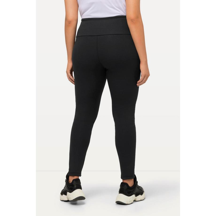 Ulla Popken High Waist Leggings mit Webfellfutter  