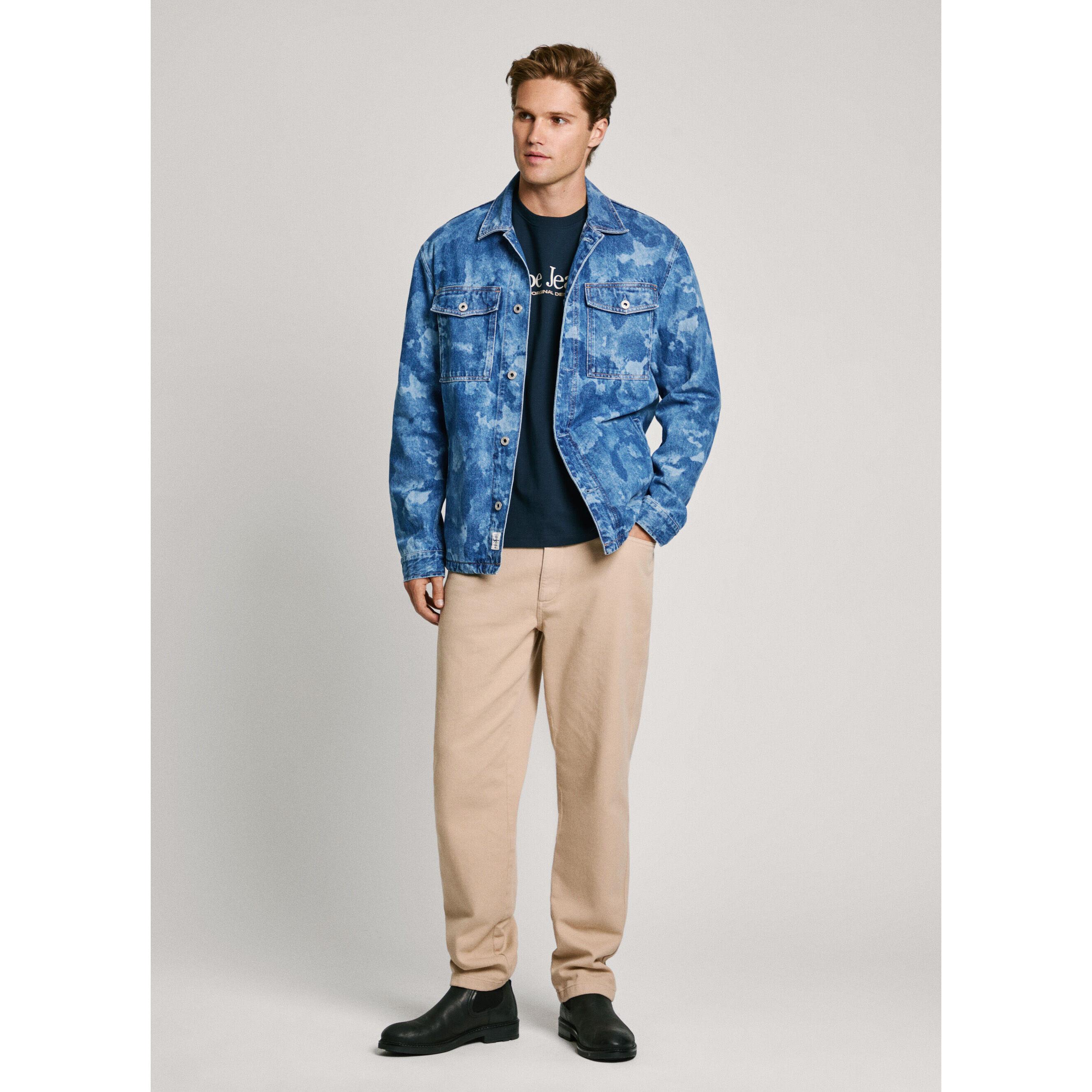 Pepe Jeans  veste en jean camouflage eaton 