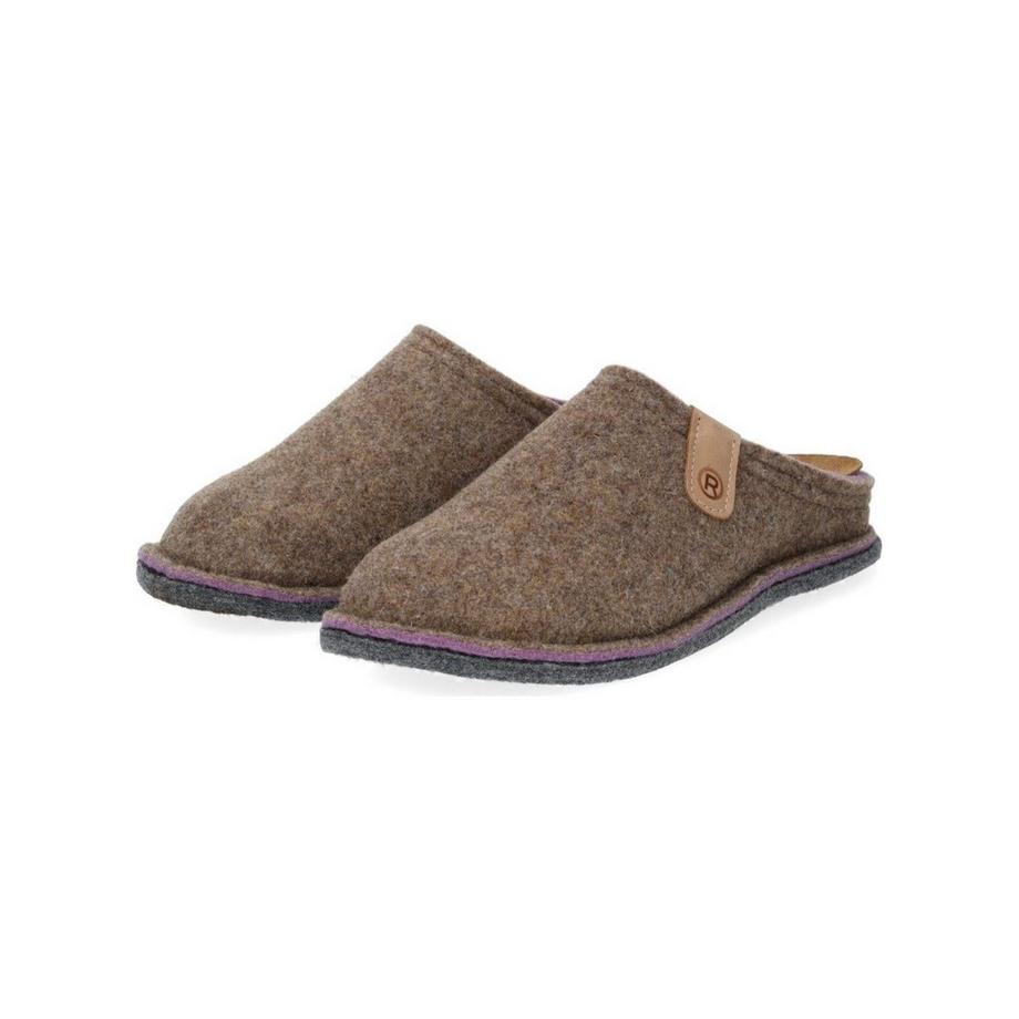 Rohde Pantoufles avec semelle intérieure en cuir amovible  