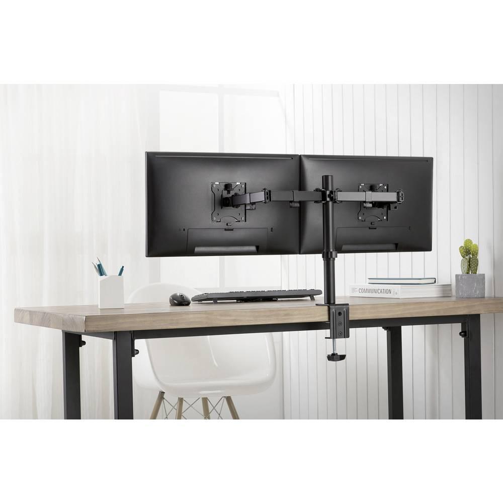 Digitus  Dual Monitor support de serrage 15-32″, 2x 8 kg 