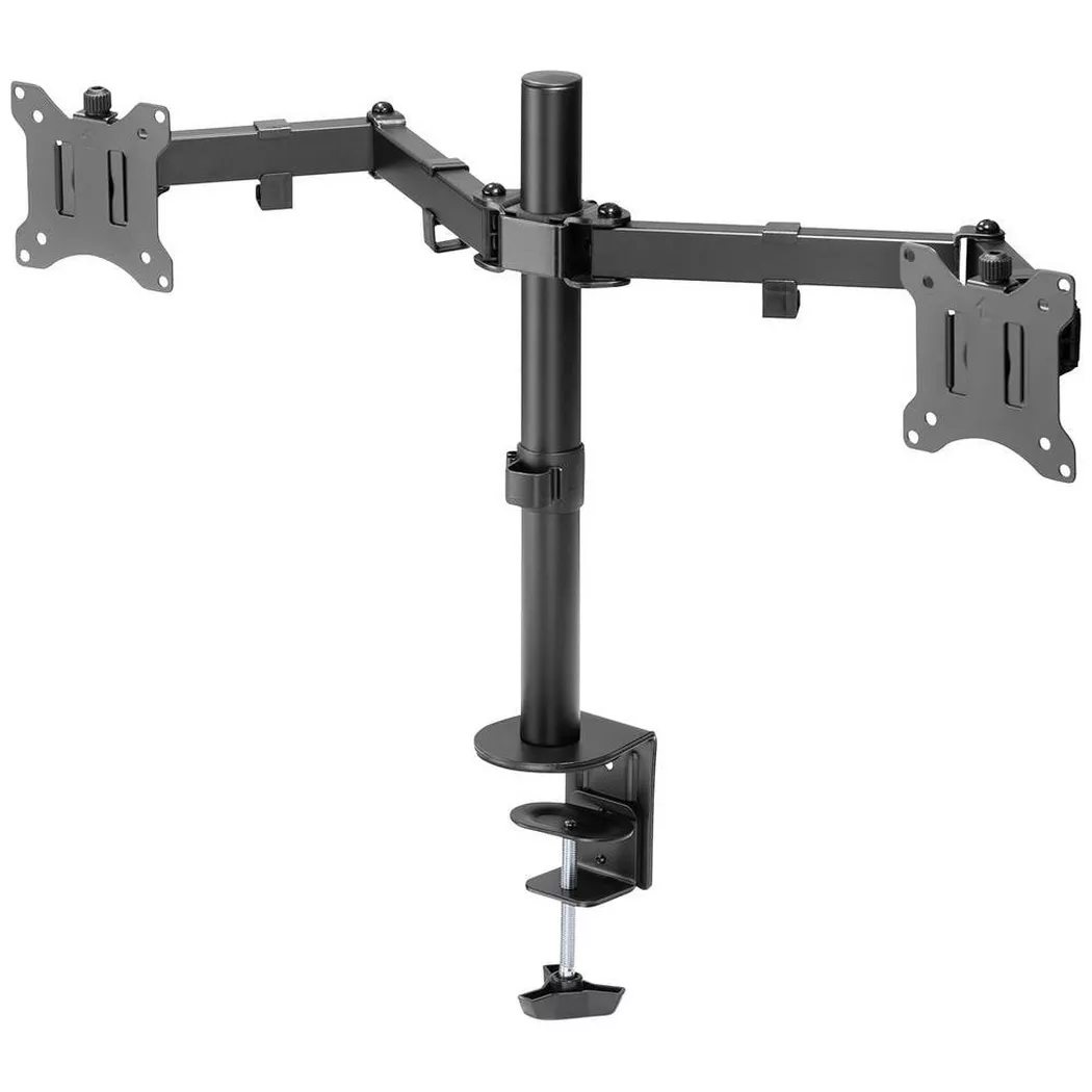 Digitus DA-90400 Monitor desk mount Black matt Rotatable Height-ad...