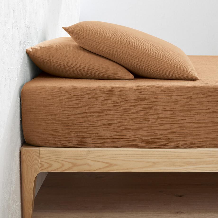 La Redoute Intérieurs Lenzuolo con angoli Kumla in mussola di cotone  