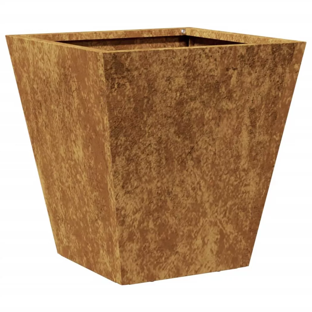 VidaXL - Jardinière acier, One Size, Brun