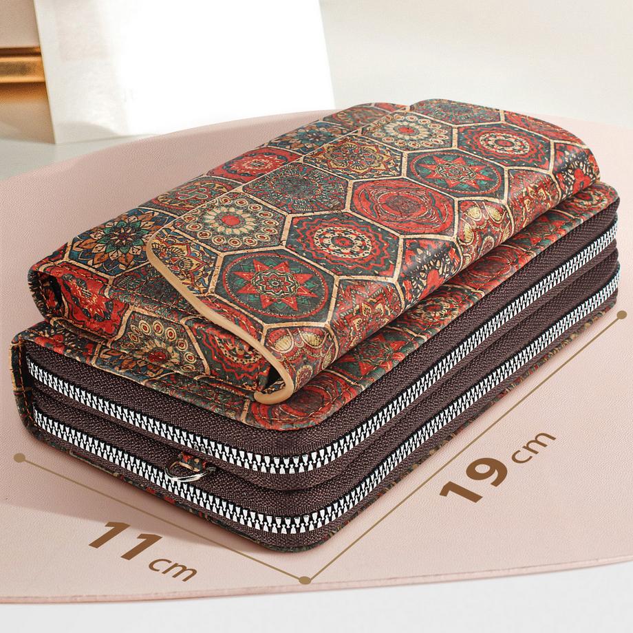 Avizar CorkMosaic Borsa Telefono in Tessuto di Sughero  