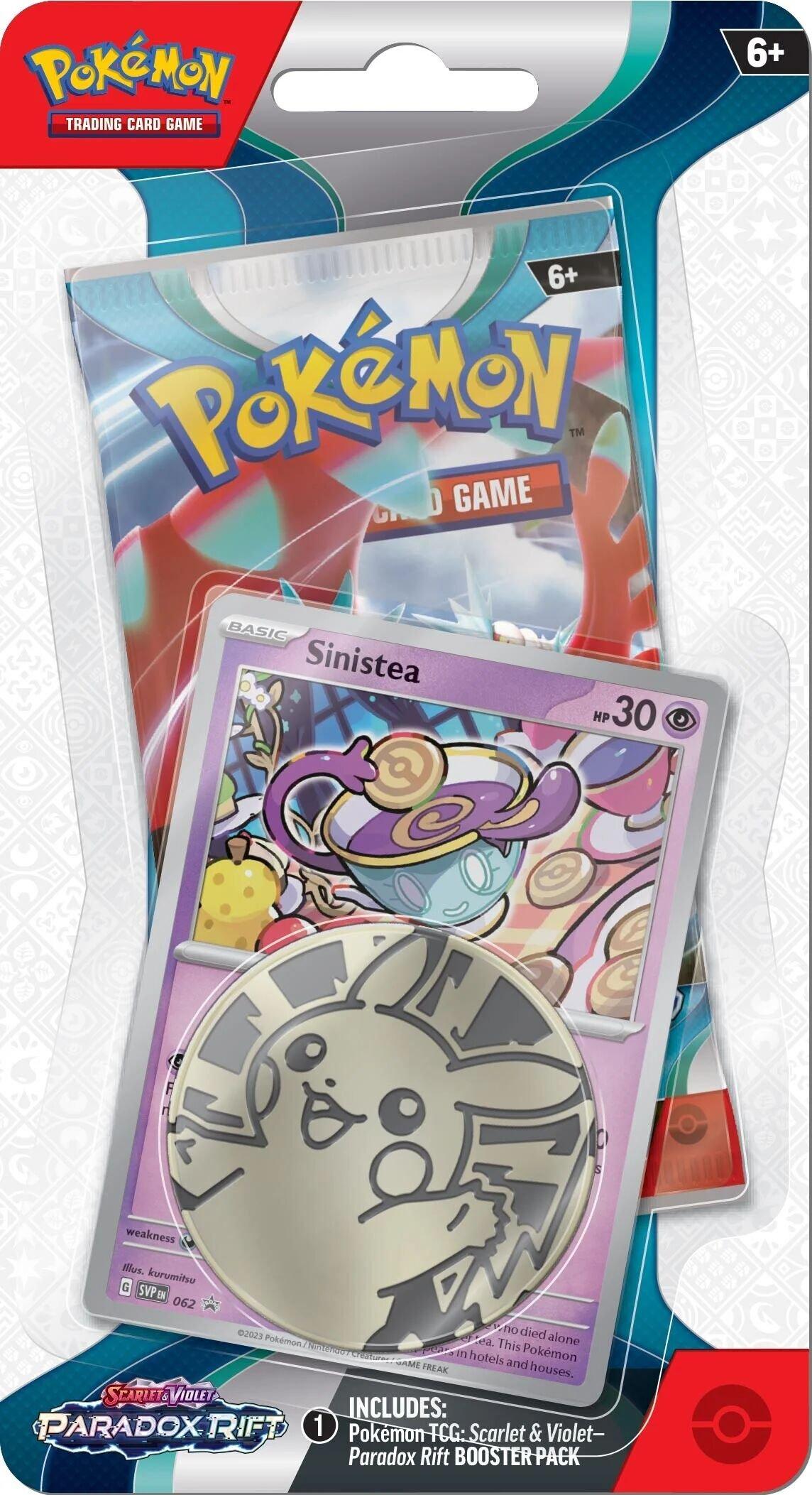 Pokémon  TCG: Scarlet & Violet Paradox Rift Sinistea Checklane Blister - EN 