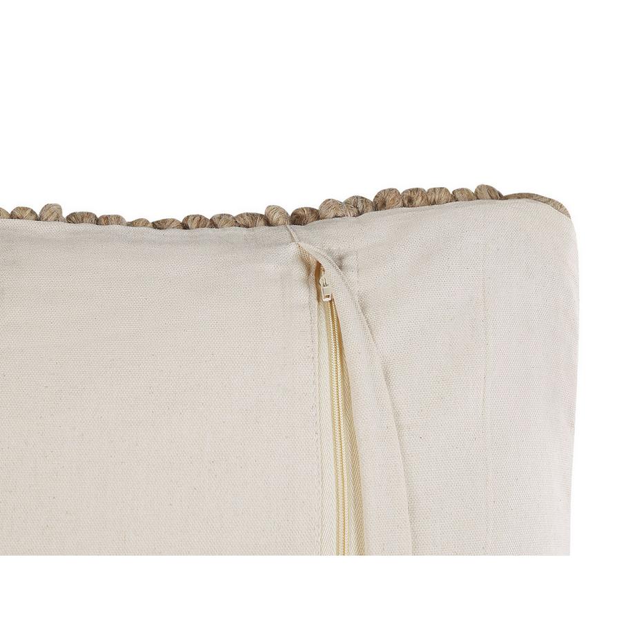 Beliani Lot de 2 coussins décoratifs en Coton Boho ASLANAPA  