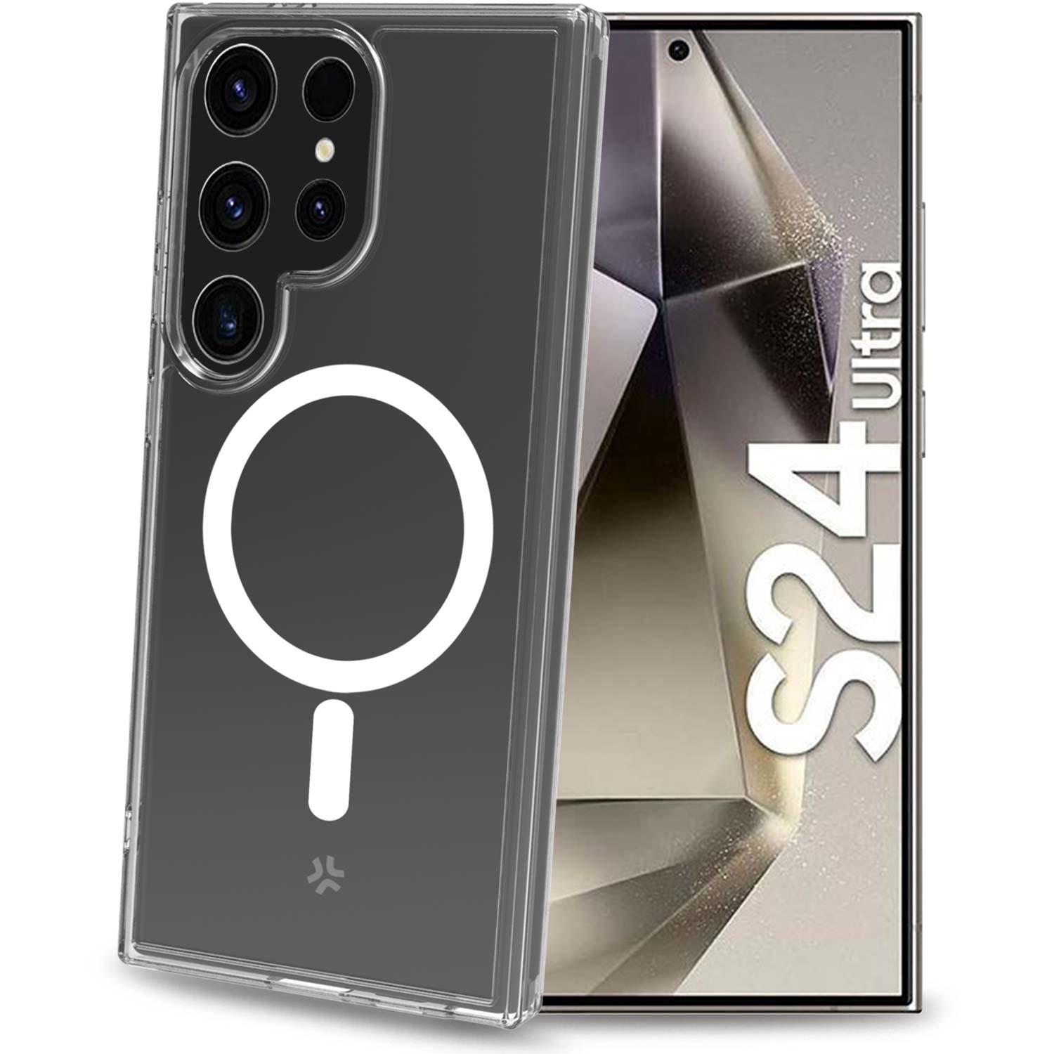 Celly  Gelskinmag Coque TPU Magnétique Galaxy S24 Ultra 5G Transparente 