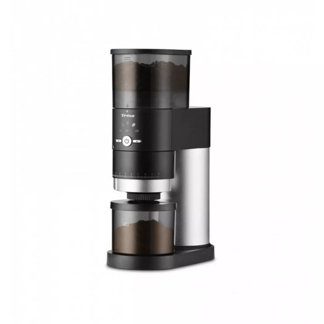 Trisa – Kaffeemühle Perfect Coffee Grinder Schwarz/Silber, Schwarz