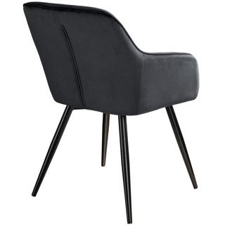 Tectake Chaise MARILYN Design en Velours Style Scandinave  