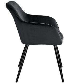 Tectake Chaise MARILYN Design en Velours Style Scandinave  