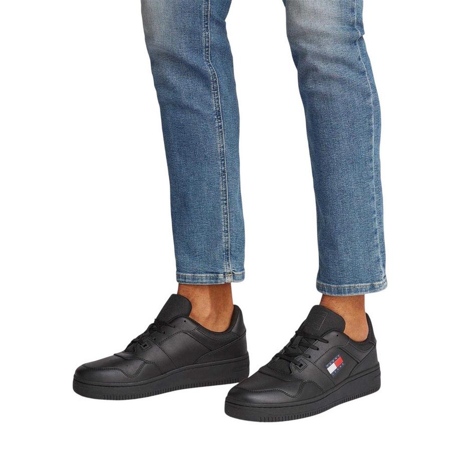 TOMMY JEANS Sneaker Basse Piatta in Pelle  
