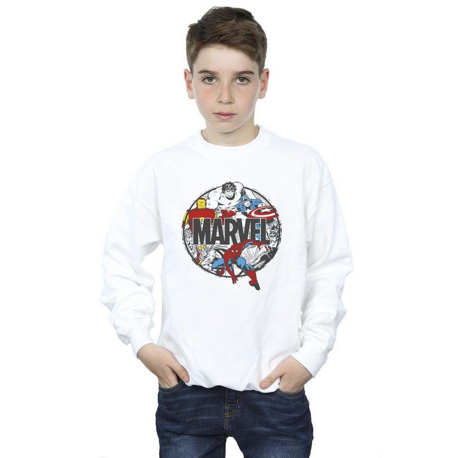 MARVEL  Character Circle Sweatshirt 