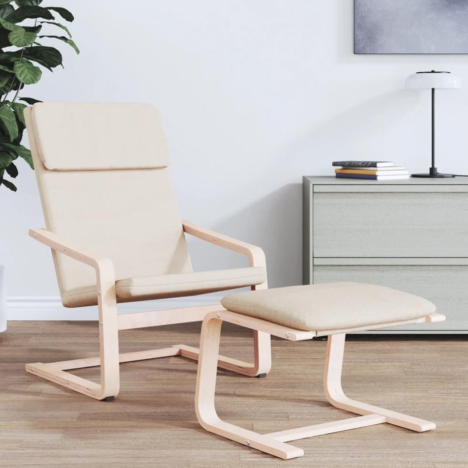 VidaXL Chaise de détente tissu  