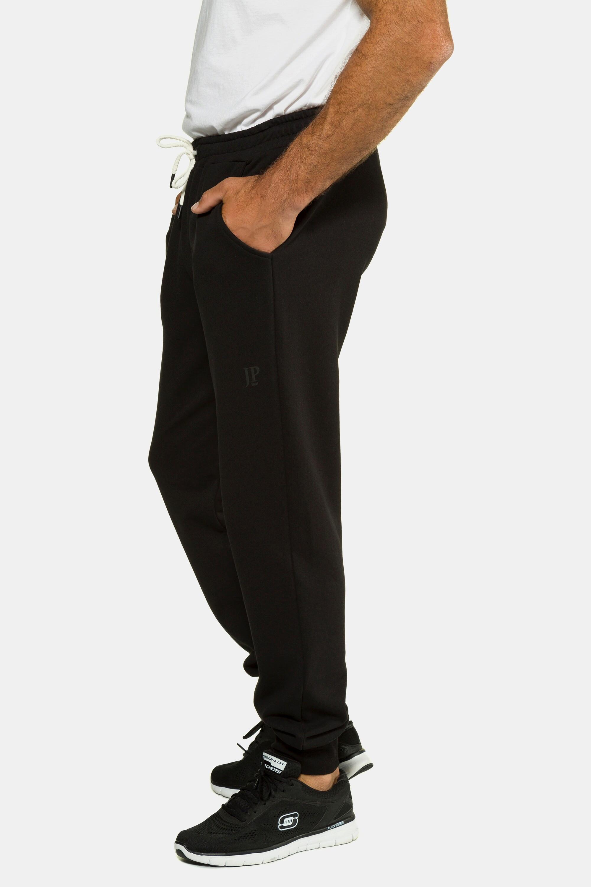 JP1880  Pantalon en molleton# Basic, style jogging, à 2 poches et taille élastique - coupe Modern Fit 