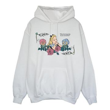 Sweat à capuche ALICE IN WONDERLAND WHAT KIND OF GARDEN