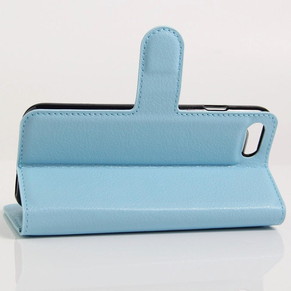 Cover-Discount  iPhone SE / 8 / 7 - Etui en cuir bleu clair 