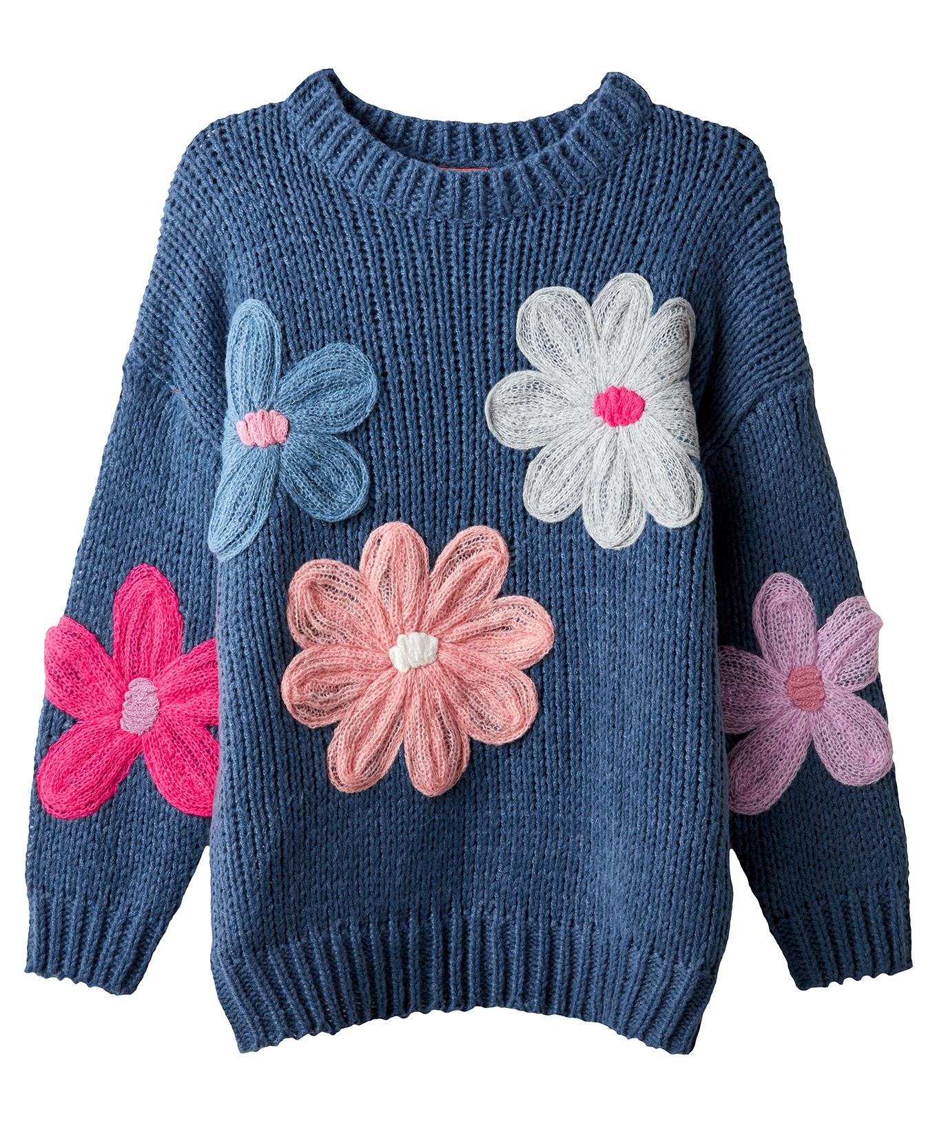 Joe Browns  Übergroßer Pullover mit Blumenapplikationen 