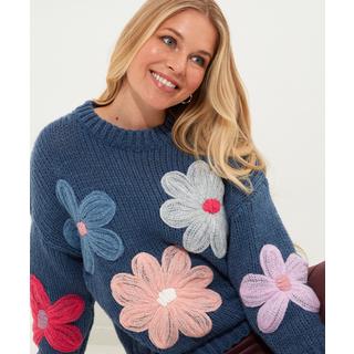 Joe Browns  Übergroßer Pullover mit Blumenapplikationen 