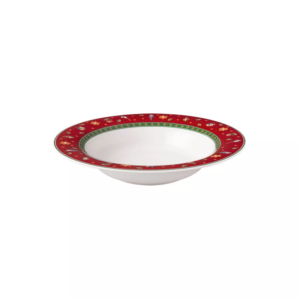 Villeroy & Boch Suppenteller "Suppenteller Toys Delight ø 23 cm rot"