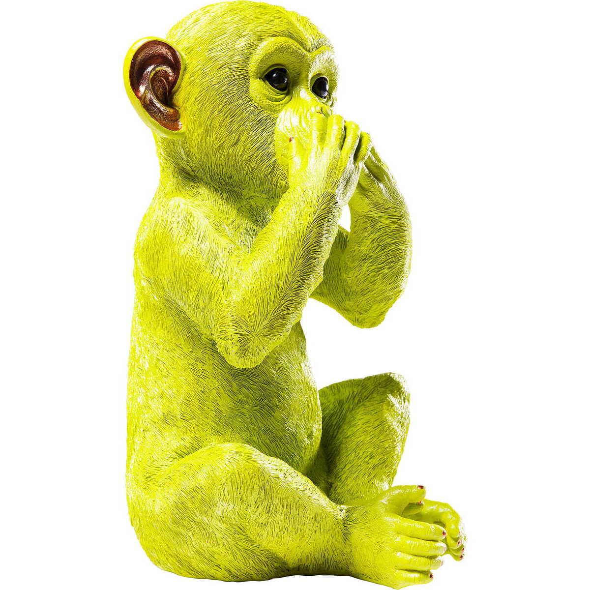 KARE Design Tirelire Monkey Iwazaru Lime  