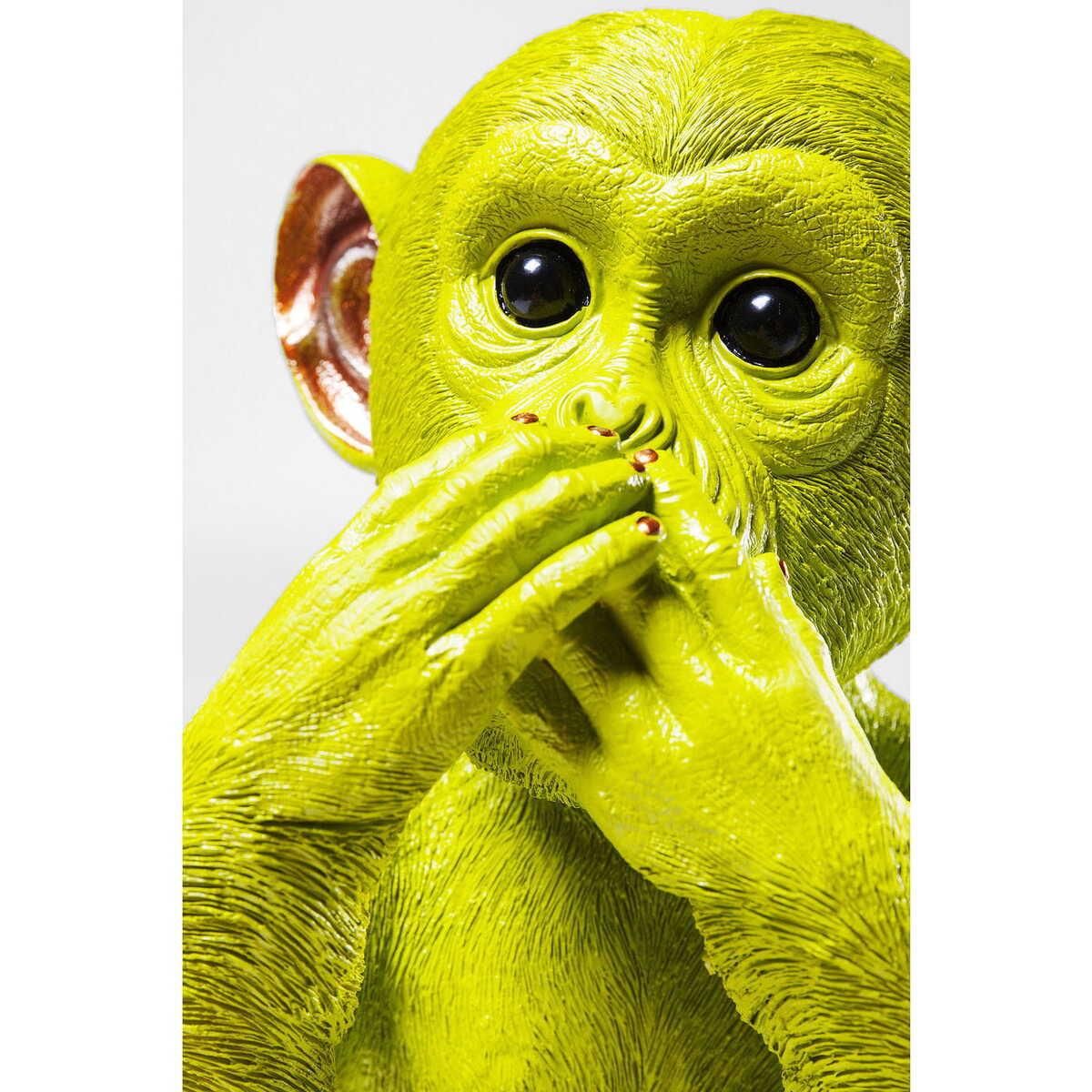 KARE Design Tirelire Monkey Iwazaru Lime  