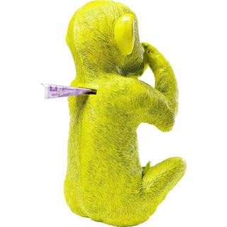 KARE Design Salvadanaio Monkey Iwazaru Lime  