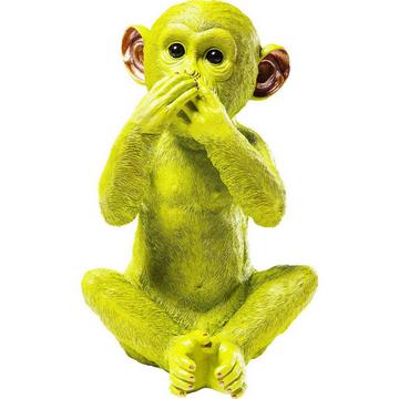 Tirelire Monkey Iwazaru Lime