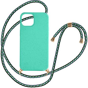 Coque Cordon iPhone 15 Turquoise