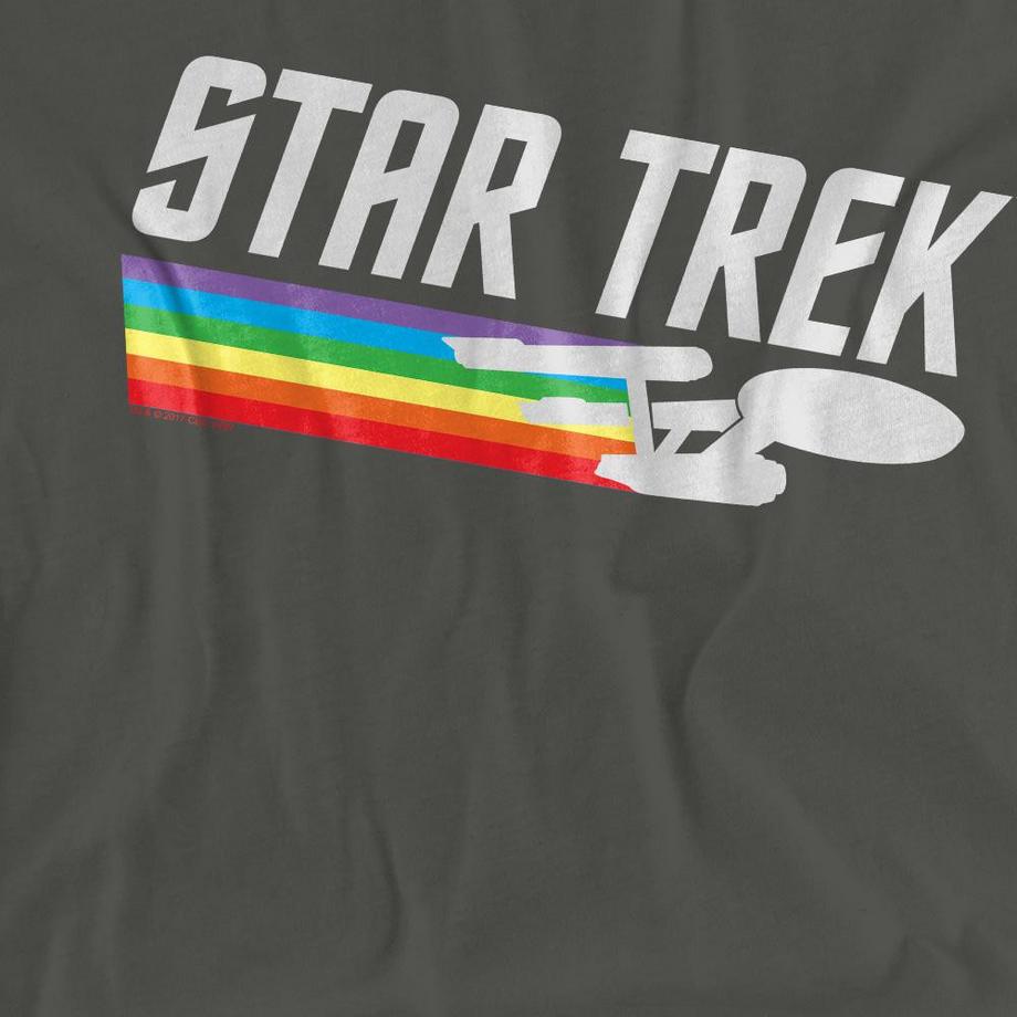 Star Trek Star Trek Regenbogen Logo T-Shirt  