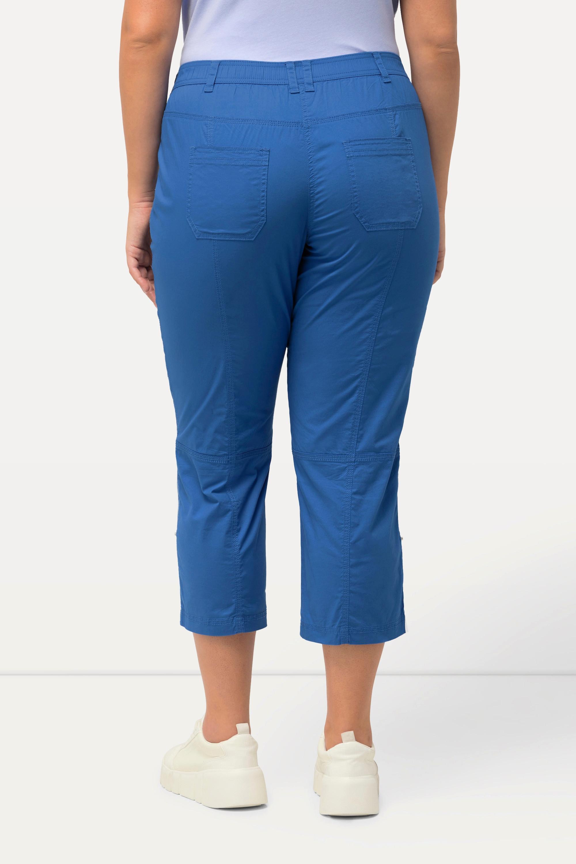 Ulla Popken  Pantalon cargo 7/8 avec attaches, taille confortable 