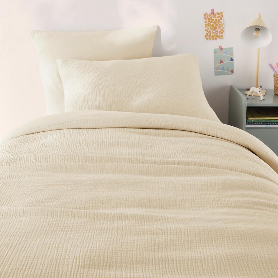 La Redoute Intérieurs Copripiumino Bambini Garza Cotone Lavato  