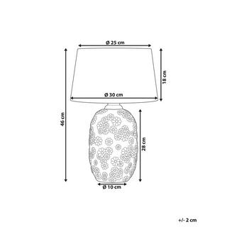 Beliani Lampada da tavolo en Ceramica Moderno FERREY  