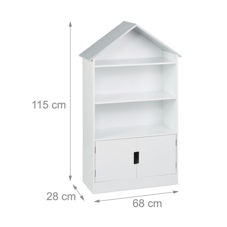 B2X Hausförmiges Regal für Kinder  