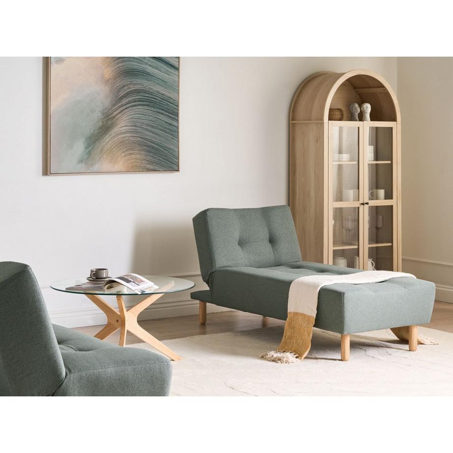 Beliani Chaiselongue aus Stoff  ALSTEN  