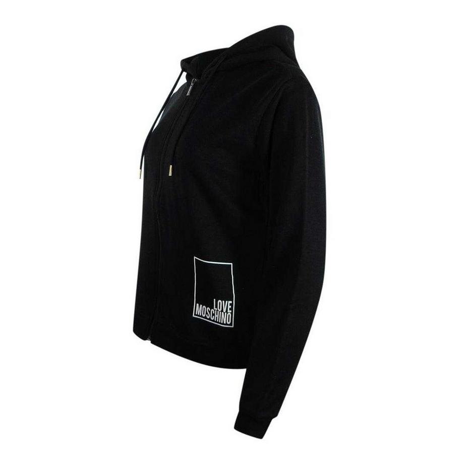 LOVE MOSCHINO Veste À Capuche Fermeture Éclair Manches Longues  