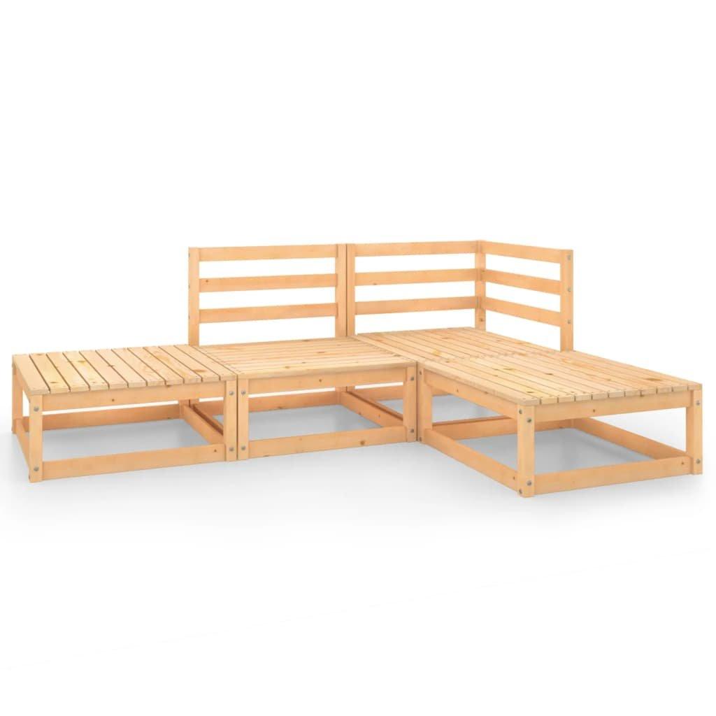 VidaXL Ensemble de meubles de jardin bois de pin  