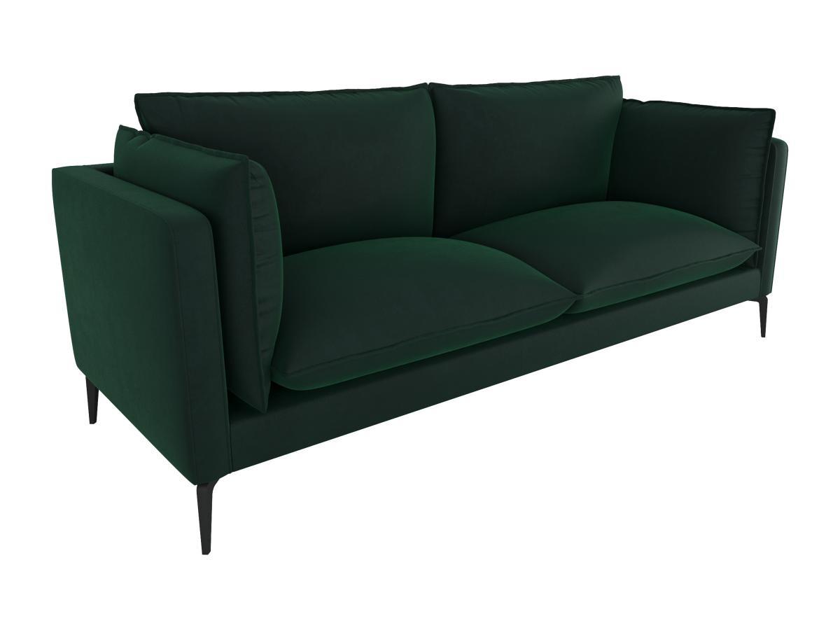 Vente-unique Sofa 3-Sitzer - Samt - Grün - KESTREL von PASCAL MORABITO  