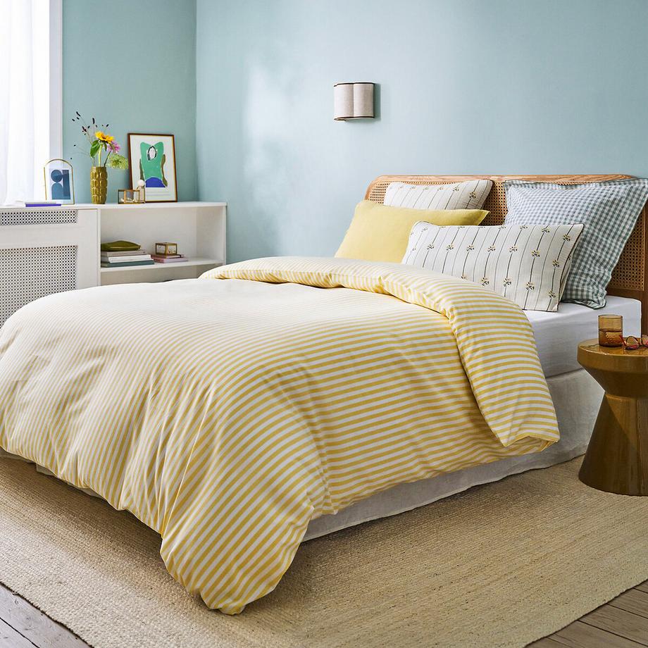 La Redoute Intérieurs Housse de couette Soizic en coton rayé  