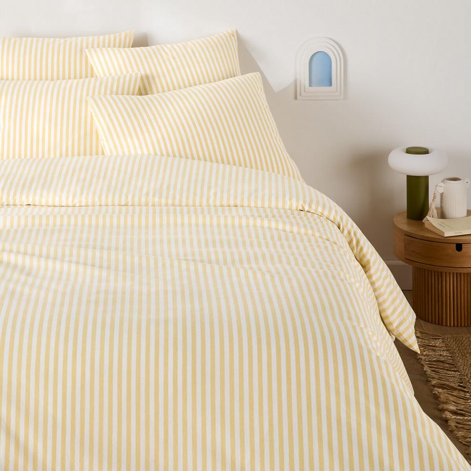 La Redoute Intérieurs Housse de couette Soizic en coton rayé  