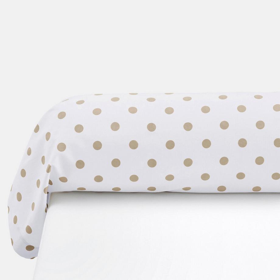 Getupfter Nackenrollenbezug Clarisse aus reiner Baumwolle