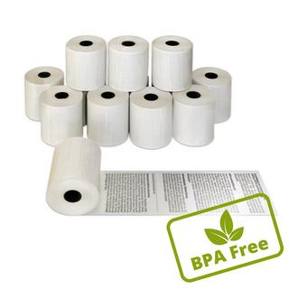 NEUTRAL 10x Thermorolle 57mm-25m Ø45, Kern 12mm | SEPA-Lastschrifttext | BPA-freie Bonrollen  